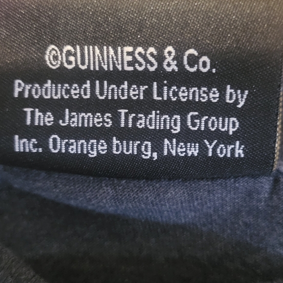 Guinness Official Beer T-Shirt Men’s Large Navy Blue Graphic Tee C35 - Picture 5 of 6